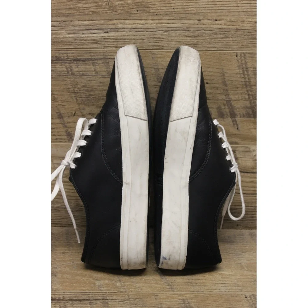 SeaVees Legend Wintertide Women's Black Leather Lace Up Sneakers Size 9.5‎